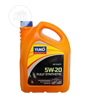 YUKO SAE 5w20 Fully Synthetic Motor Oil 5lts