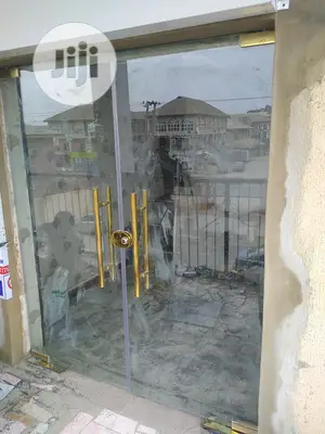 Golden Frameless Door