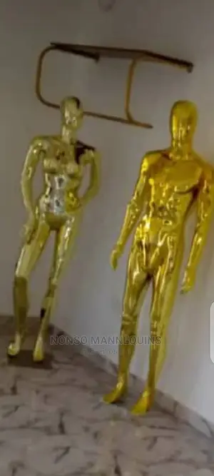 Gold Chrome High Quality Display Mannequins