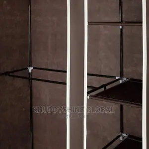 Fabric Wardrobe Brown