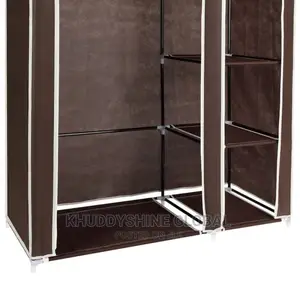 Fabric Wardrobe Brown