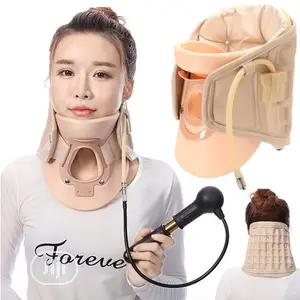 Brace Support Cervical Collar Air Traction Therapy Massager