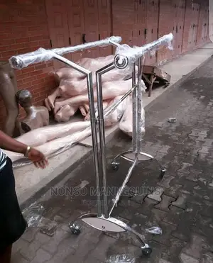 Y Shape Or Double Garments Racks