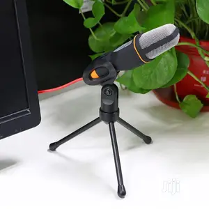 Studio Broadcasting Condenser Microphone Mini Tripod For PC