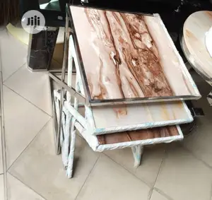 Three Step Marble Side Stool