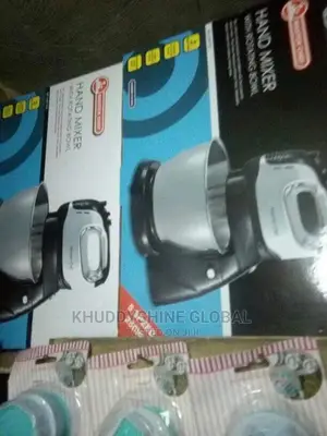 Master Chef Hand Mixer With Rotating Bowl
