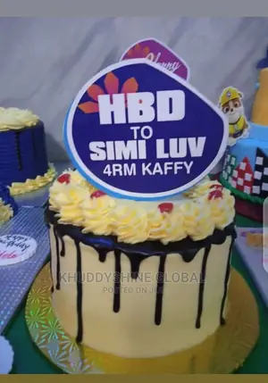 Chocolate Drip Birthday Cake
