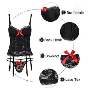 Sexy Women Garter Mesh Lingerie Thigh High Socks L, XL, XXL