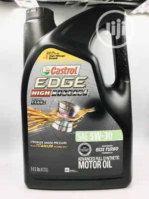 Castrol EDGE High Mileage 5w-30 Advanced Full Synthetic, 5L