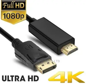 Displayport To HDMI Converter Cable For VR/3D/4K, DP To HDMI