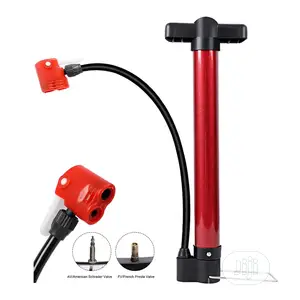 1pcs Aluminum Alloy Bike Pump Portable Foot Pump Schrader