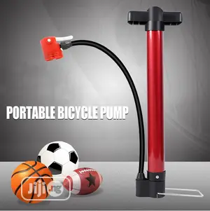 1pcs Aluminum Alloy Bike Pump Portable Foot Pump Schrader