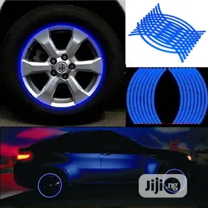 18pcs Strips Reflective Motocross Motorcycle Wheel Stickers