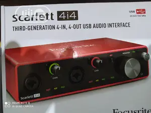 3rd Generation Focusrite 4in 4out