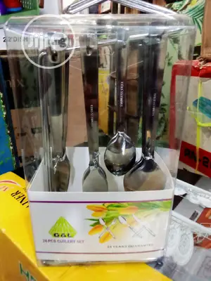24pcs Stainless Steel Cutlery Set