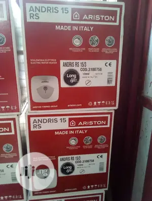 15lt Ariston Water Heater, Red Carton