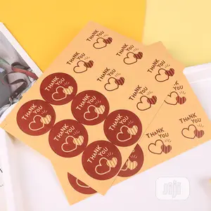 10cards Thank You Adhensive Business Package Sticker