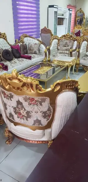 Italian Unique Royal Sofas Chairs by 7 Seaters