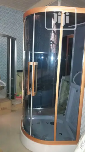 Shower Cubicle Gold Frame