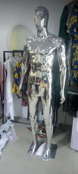 Silver Chrome Full Male/Female Mannequins