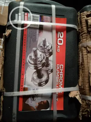 20kg Adjustable Chrome Dumbbells With Box