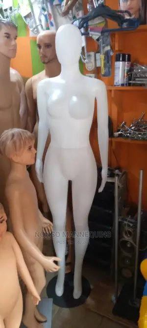 Full Body Rubber White Female Mannequins