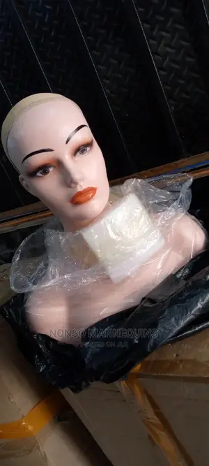 Plastic Head Mannequin Display