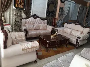 Royal 7 Seater Living Room Fabric Sofa Chairs.