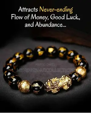 Fortified Feng Shui Obsidian Wealth Bracelet