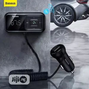 Baseus Dual USB Car Charger With FM Transmitter Bluetooth