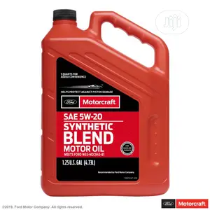 Motorcraft 5w-20 Synthetic Blend Motor Oil, 5 Quart