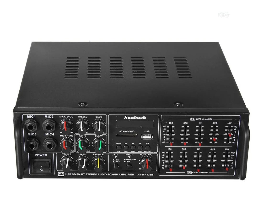 2000W Stereo Amplifier With Bluetooth, USB + Remote Control in Ikeja