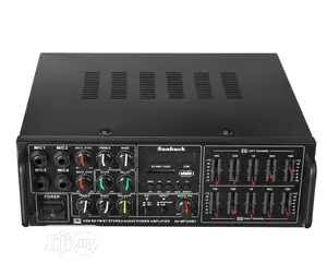 600W Stereo Amplifier With Bluetooth, USB + Remote Control