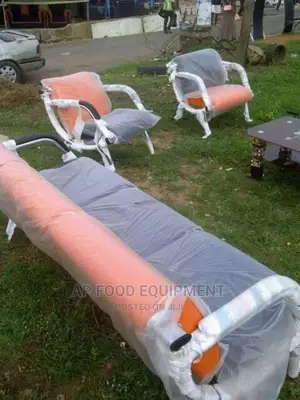 Sofar Chair Orange And Black 5 Seaters