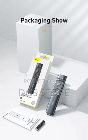Baseus Orange Dot Wireless Presenter(Red Laser)