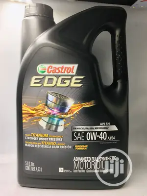 Castrol Edge 0w-40 Advanced Full Synthetic Motor Oil,