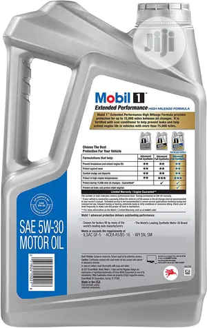 Mobil 1 Ep High Mileage Formula Motor Oil 5w-30, 5 Qt