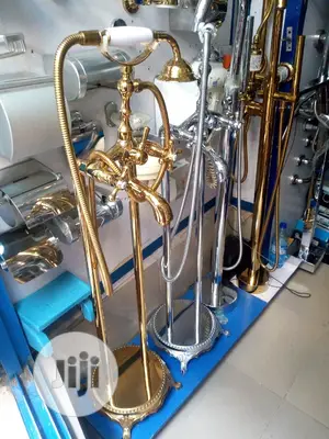 Quality Standing Shower Gold