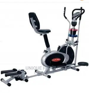 Orbitrac Elliptical Bike With Stepper Twister And Dumbbell