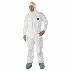 Dupont Tyvek Coveralls With Hood & Skid-resist