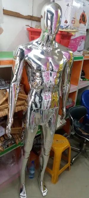 New Silvee Chrome Male Mannequins Faceless