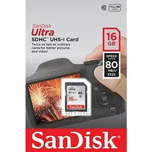 Ultra Sandisk 16 GB, Class 10