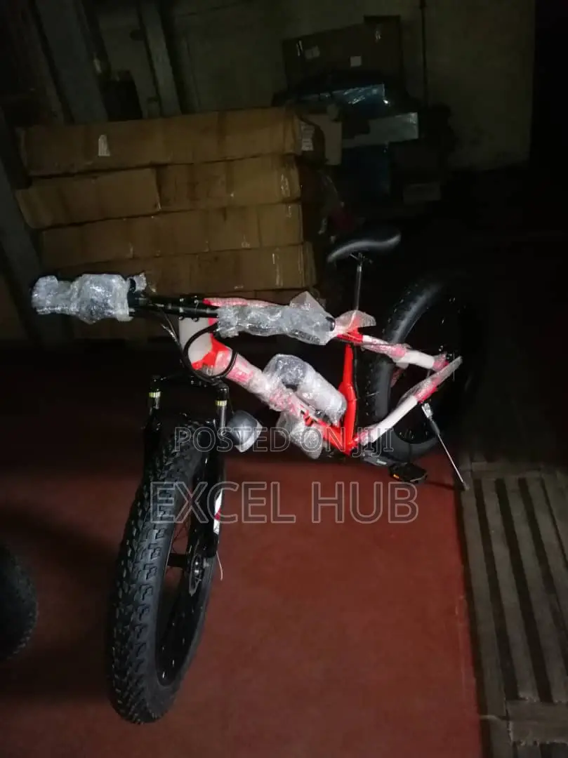 Fat Tyre Bicycle Red