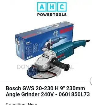 Angle Grinder Bosch Gws 20-230 H9"230mm 240V-0601850L73