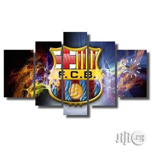 F.C.Barcelona Canvas Wall Art Clock