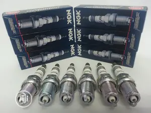 6 PCS of Genuine NGK 6619 Iridium Spark Plugs LFR6AIX-11