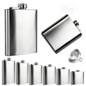 Steel Hip Flask/Moq