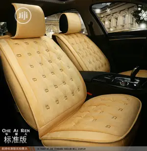 Car Front and Rear Plush Seat Covers