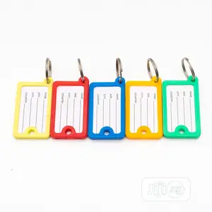 30pcs/Lot Rectangular Key Card Crystal Plastic Key Id Label