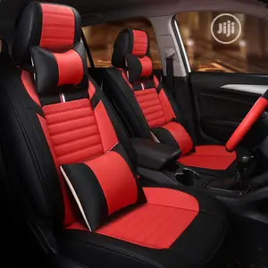 Unique Red and Black Car Seat Cover